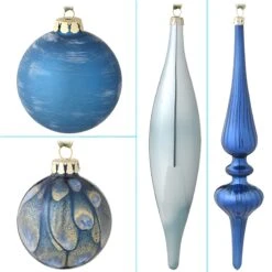 National Tree Company 20-Piece Christmas Tree Ornament Set, Arctic Lights Collection -National Tree Company AH63 AL20 5