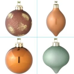 National Tree Company 20-Piece Christmas Tree Ornament Set, Alpine Collection -National Tree Company AH63 ALP20 3