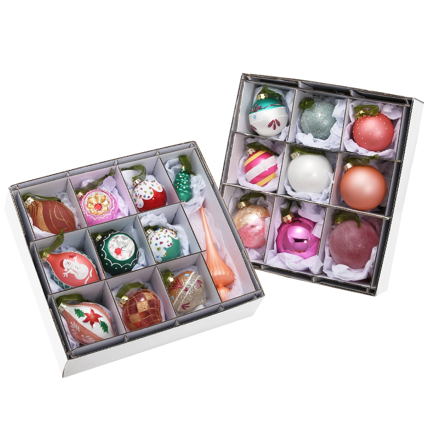 National Tree Company 20-Piece Christmas Tree Ornament Set, Be Merry Collection 1 National Tree Company 20-Piece Christmas Tree Ornament Set, Be Merry Collection