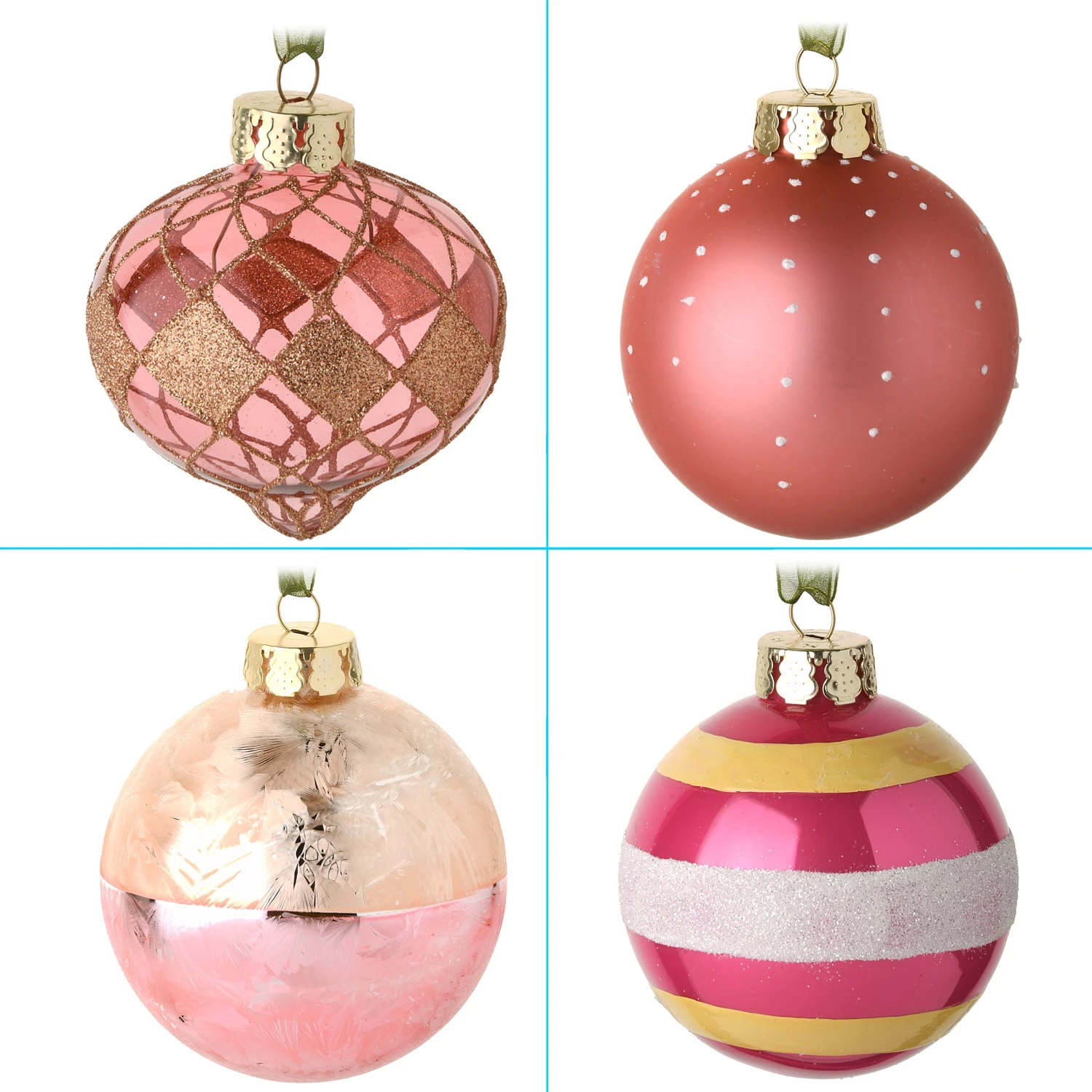 National Tree Company 20-Piece Christmas Tree Ornament Set, Be Merry Collection 5 National Tree Company 20-Piece Christmas Tree Ornament Set, Be Merry Collection - Image 5