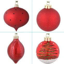 National Tree Company 20-Piece Christmas Tree Ornament Set, General Store Collection -National Tree Company AH63 GS2021 4