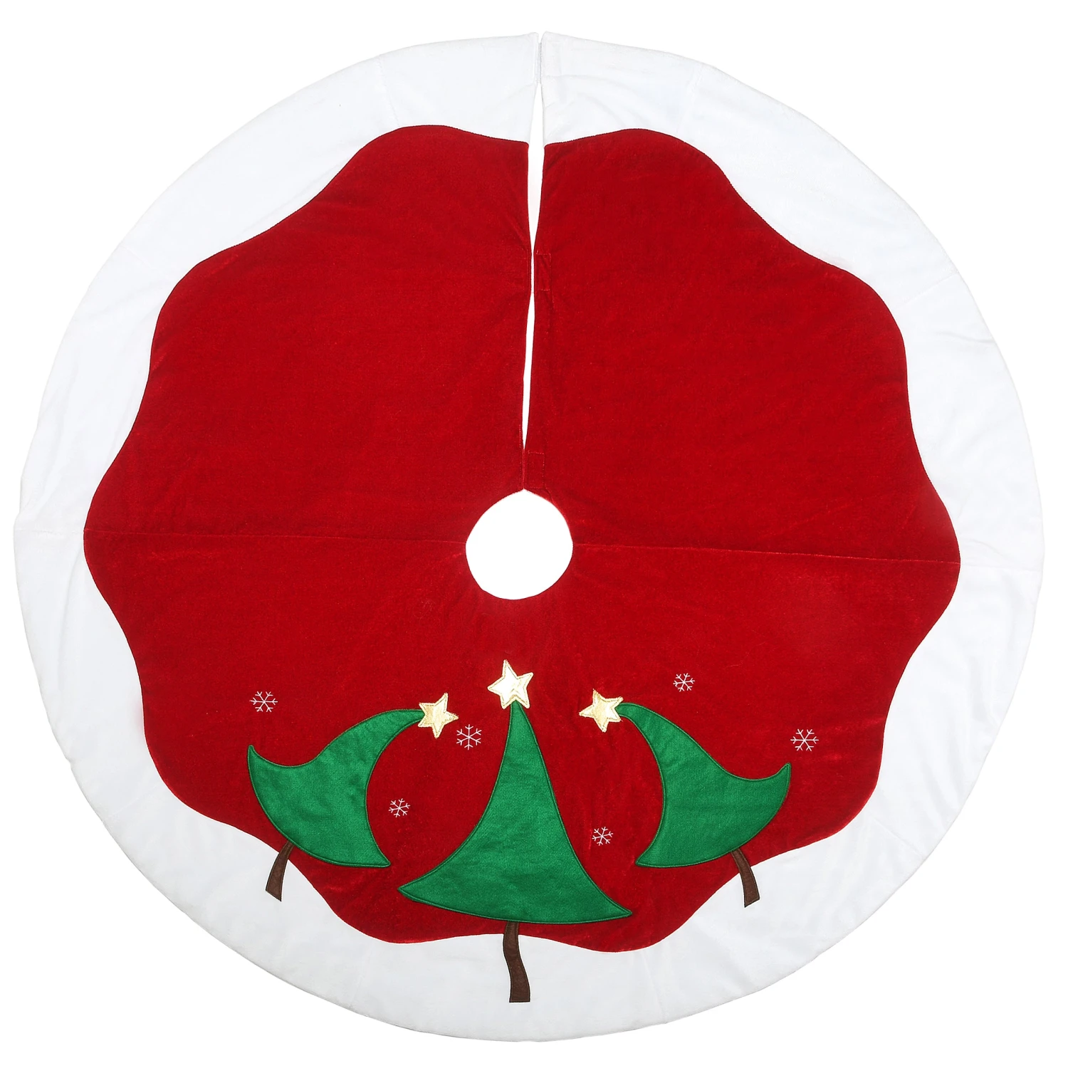 National Tree Company 52" General Store Collection Red And White Tree Skirt 1 National Tree Company 52" General Store Collection Red And White Tree Skirt