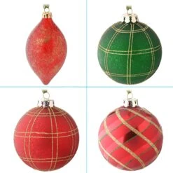 National Tree Company 20-Piece Christmas Tree Ornament Set, Rural Homestead Collection -National Tree Company AH63 RH2021 4