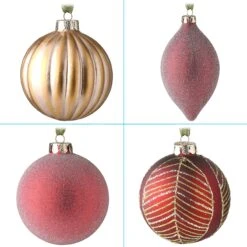 National Tree Company 20-Piece Christmas Tree Ornament Set, Vienna Waltz Collection -National Tree Company AH63 VW2021 3