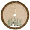 National Tree Company 48" Alpine Collection Snowman And Pines Tree Skirt