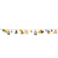 National Tree Company 72" HGTV Home Collection Multicolor Boho Garland -National Tree Company AN93 100120022 5