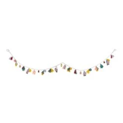 National Tree Company 72" HGTV Home Collection Multicolor Boho Garland -National Tree Company AN93 100120022 6