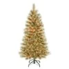 National Tree Company First Traditions Pre-Lit Arcadia Pine Cashmere Christmas Tree, Clear Incandescent Lights, Plug In, 4.5 Ft