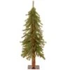 National Tree Company Artificial Slim Christmas Tree, Hickory Cedar, Green, Includes Stand, 3 Feet