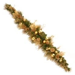 National Tree Company 6 Ft Decorative Collection Elegance Swag With Clear Lights