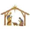 National Tree Company 96" Nativity Scene With Clear Lights