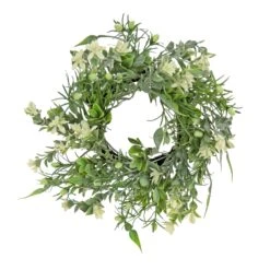 National Tree Company 14" Spring Mixed Blossoms Table Wreath