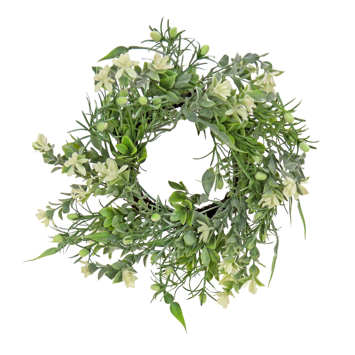 National Tree Company 14" Spring Mixed Blossoms Table Wreath 1 National Tree Company 14" Spring Mixed Blossoms Table Wreath