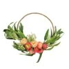 National Tree Company 16" Eucalyptus And Buttercups Hoop Wreath