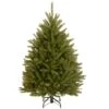 Artificial Mini Christmas Tree, Green, Dunhill Fir, Includes Stand, 4.5 Feet