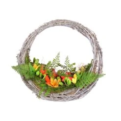 National Tree Company Spring 15" Multicolor Floral Hammock Wreath