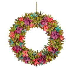 National Tree Company 18" Spring Floral Pastels Wreath