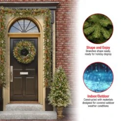 National Tree Company Pre-Lit Frosted Berry Assortment -National Tree Company FRB7 ASST 2 Features