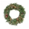 National Tree Company 24" Glistening Pine Prelit Wreath