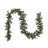 National Tree Company 9'x10" Glistening Pine Garland With Pine Cones And Red Berries