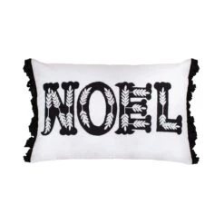 National Tree Company 22" HGTV Home Collection Embroidered NOEL Christmas Pillow