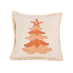 National Tree Company 18 HGTV Home Collection Coastal Christmas Pillow
