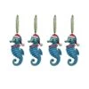 National Tree Company 4 Piece HGTV Home Collection Teal Seahorse Ornaments