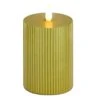 National Tree Company 5x9 HGTV Home Collection Flameless Georgetown Pillar Candle, Gold