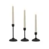 National Tree Company HGTV Home Collection Flameless Heritage Candle Set, Black Base