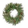 National Tree Company 28" HGTV Home Collection Pre-Lit Black Tie Cedar Wreath