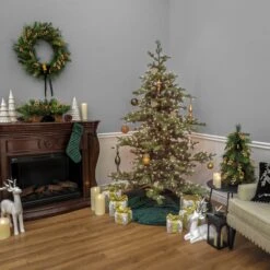 National Tree Company 7.5 Ft. HGTV Home Collection Pre-Lit Decorator Tree -National Tree Company HGTVD13 300P 75 Deco