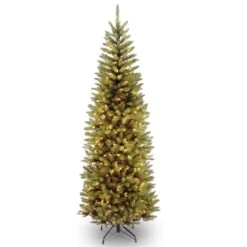 National Tree Company 7.5 Ft Kingswood Fir Pencil Tree With Clear Lights