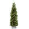 Artificial Slim Christmas Tree, Green, Kingswood Fir, Includes Stand, 7.5 Feet