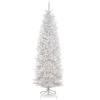 National Tree Company 6.5 Ft Kingswood White Fir Pencil Tree With Clear Lights