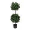 National Tree Company 46" Boxwood Double Ball Topiary In Nursery Pot