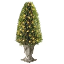 National Tree Company Pre-Lit 48" Artificial Upright Juniper