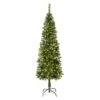 National Tree Company First Traditions Pre-Lit Artificial Linden Spruce Christmas Tree, Warm White LED Lights, Plug In, 6 Ft
