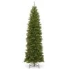 Artificial Slim Christmas Tree, Green, North Valley Spruce, Includes Stand, 9 Feet