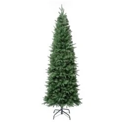 National Tree Company First Traditions Duxbury Slim Christmas Tree With Hinged Branches, 6 Ft