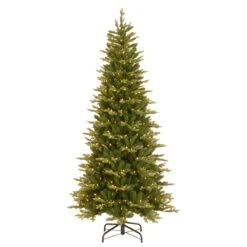 National Tree Company 7.5 Ft PowerConnect(TM) Glen Ridge Slim Spruce With Clear Lights