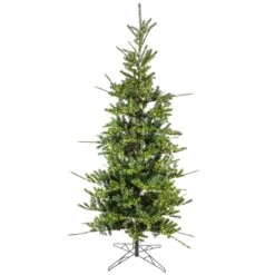 National Tree Company 9ft Pre-lit Artificial Feel Real® Lark Pine Medium Hinged Tree, 4120 Warm White LED Rice Lights- UL