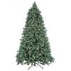 National Tree Company 9ft Pre-lit Artificial Feel Real® Wellesley Fir Hinged Tree With PowerConnect™, 1250 Dual Color® LED Lights-UL