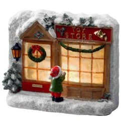 National Tree Company 7" "Toy Store" House With LED Lights
