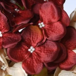 Artificial Autumn Wreath, Decorated With Pinecones, Berry Clusters, Hydrangeas, Leafy Branches, Autumn Collection, 24 In -National Tree Company RAHV W1613Q 1 3