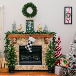 National Tree Company Warm Welcome Bundle Pre-Lit Assortment -National Tree Company WB55 ASST 1 7