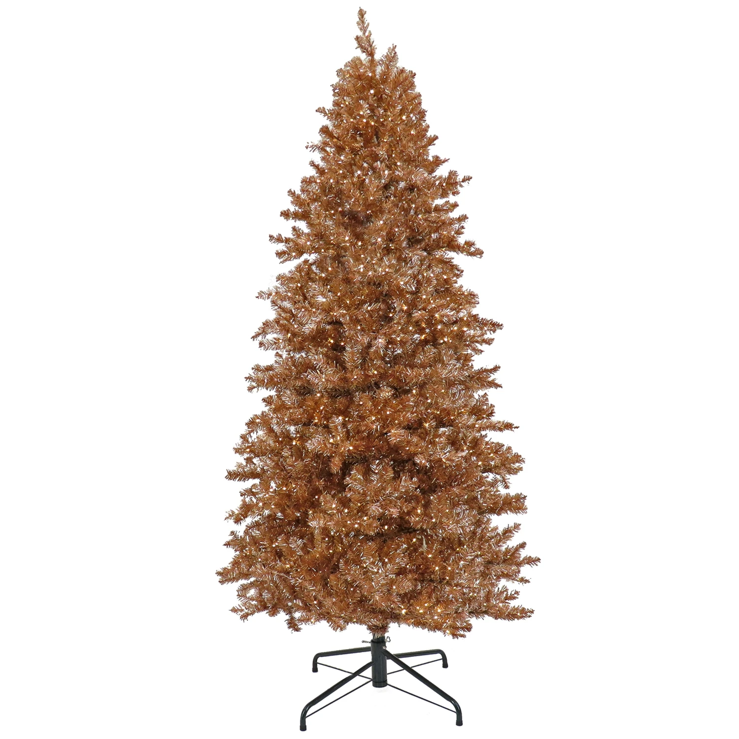 National Tree Company Pre-Lit Artificial Rose Gold Christmas Tree, With Warm White LED Lights, Plug In, 9 Ft 1 National Tree Company Pre-Lit Artificial Rose Gold Christmas Tree, With Warm White LED Lights, Plug In, 9 Ft