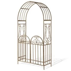 93" Garden Accents Gated Archway