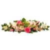 National Tree Company Artificial Plant Table Decoration, Decorated With Roses, Hydrangeas, Berry Clusters, Leafy Greens, Spring Collection, 25 Inches