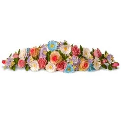 33" Spring Flowers Swag