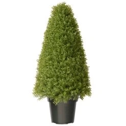 36" Artificial Boxwood Tree